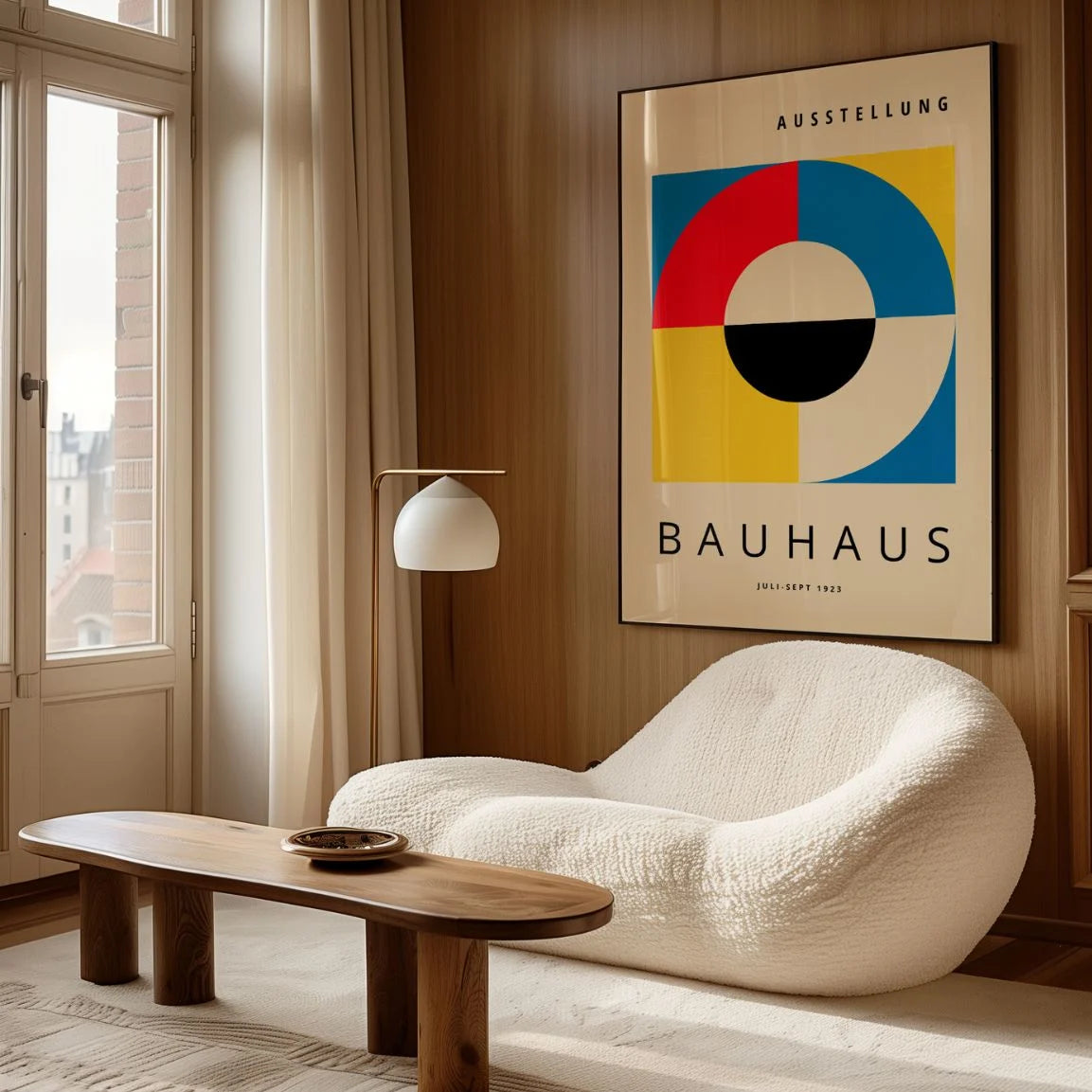 Bauhaus Center Circle Poster