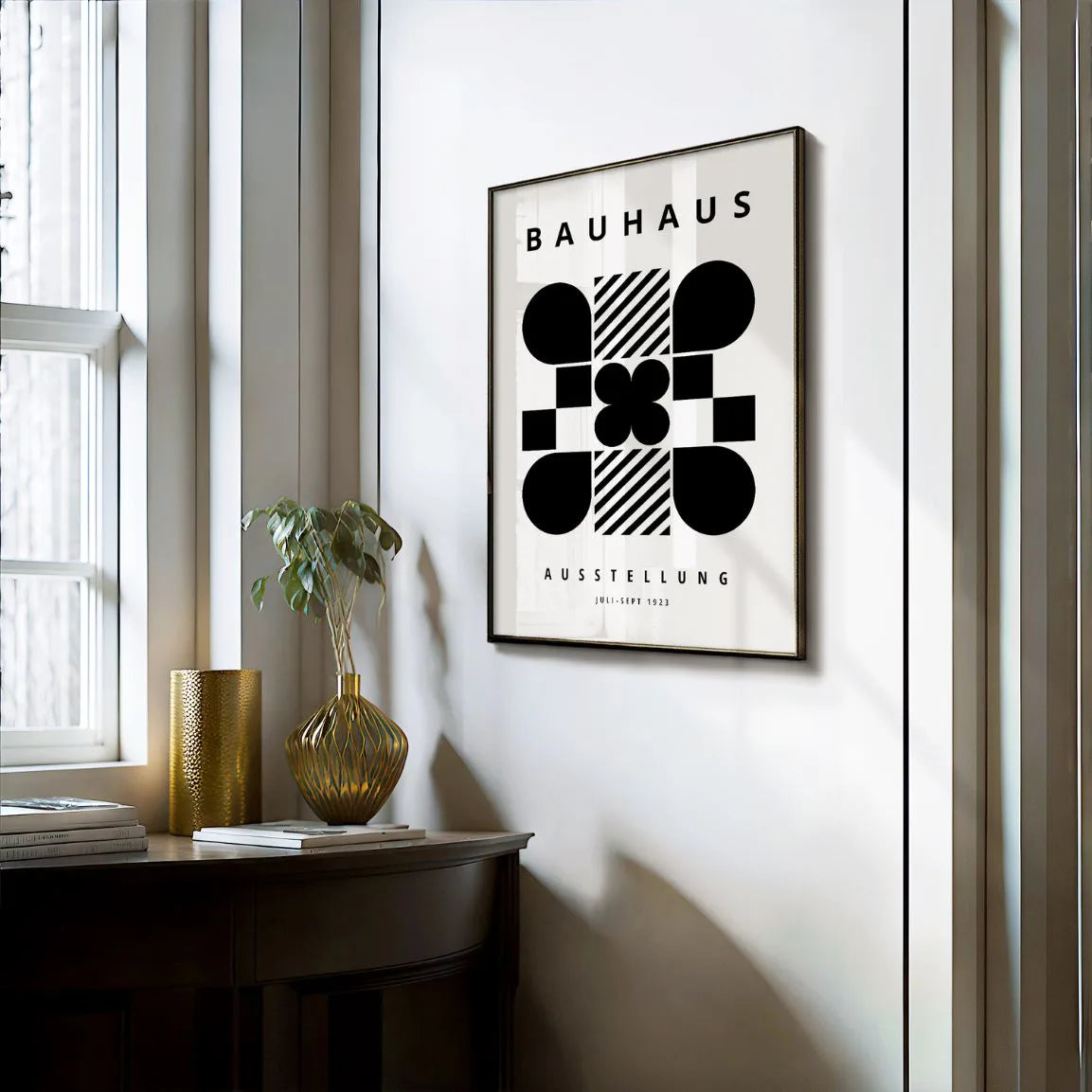 Bauhaus Geometry Poster