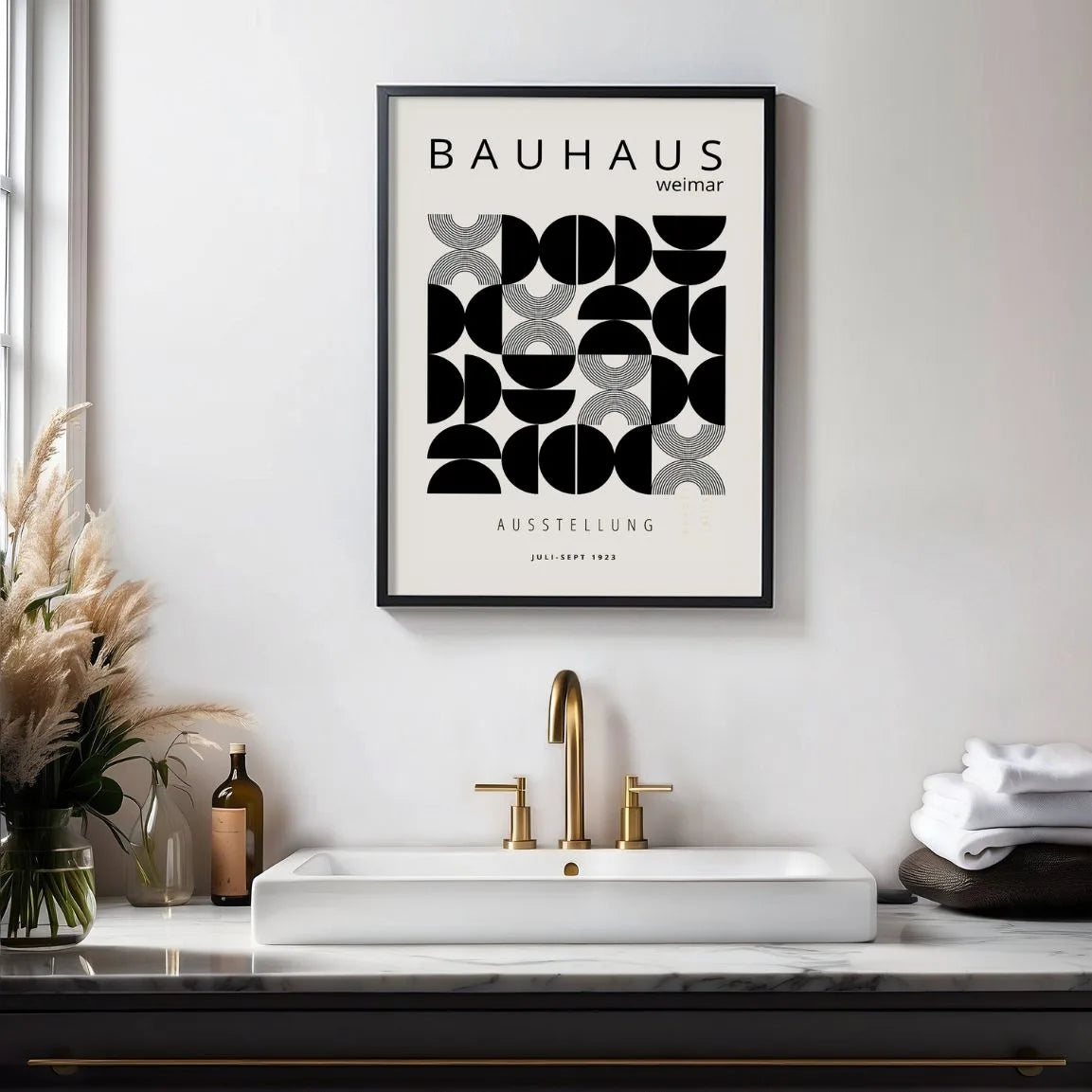 Bauhaus Hemispheres Poster