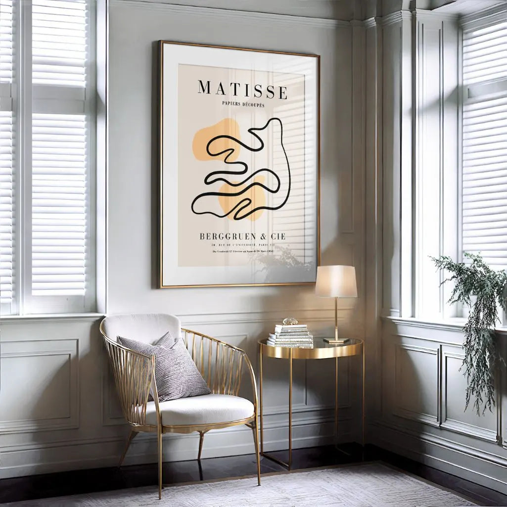 Henri Matisse Organic Line Poster