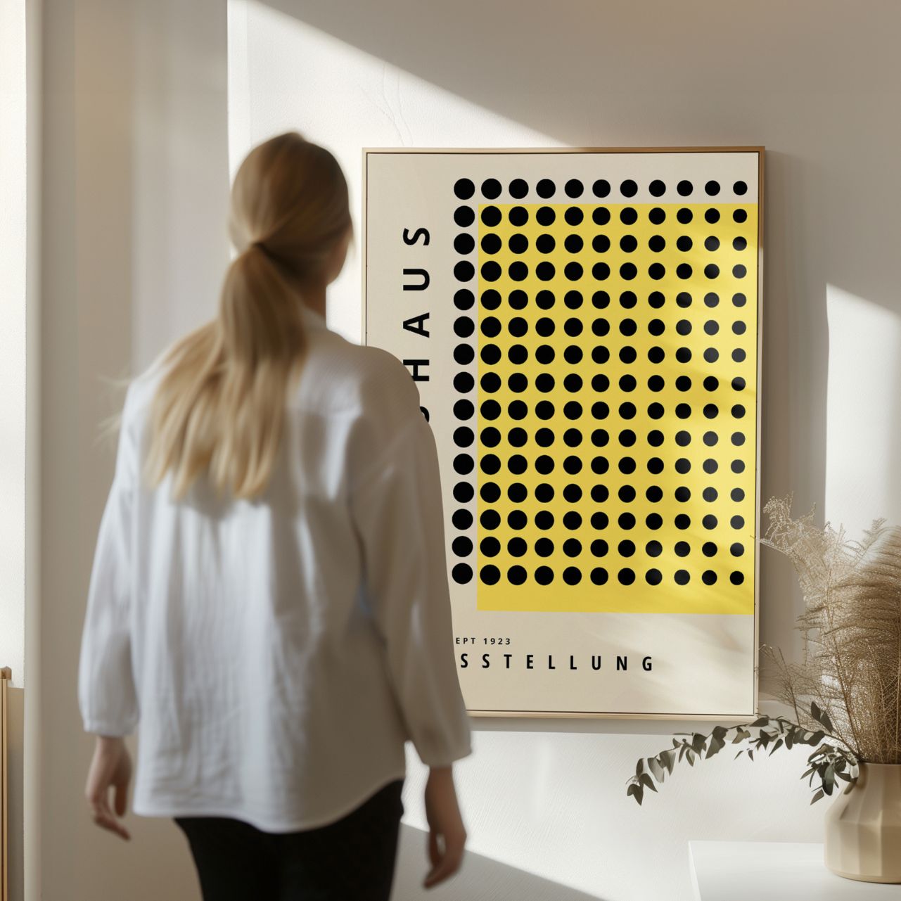 Bauhaus Yellow & Black Precision Poster
