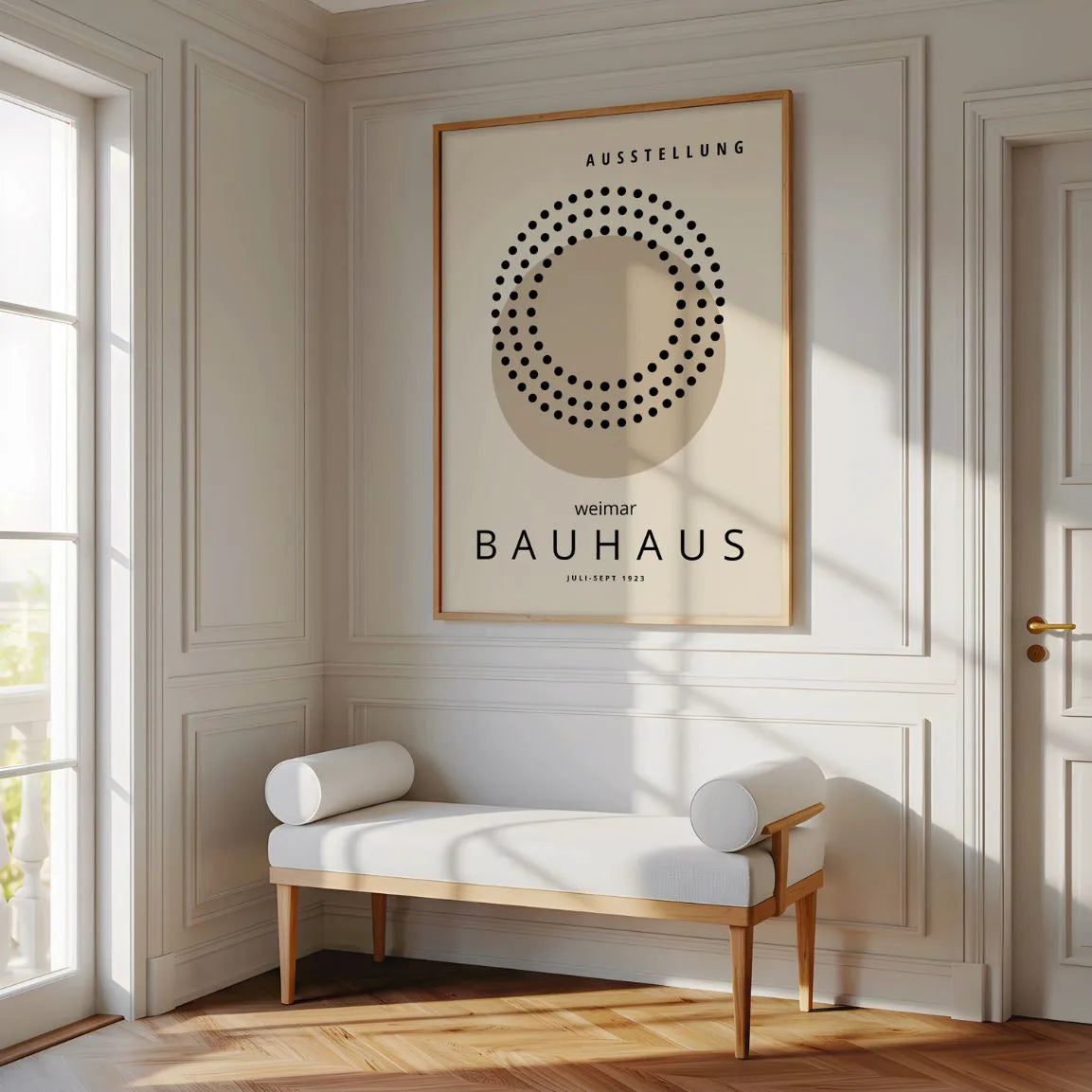 Bauhaus Circles Poster