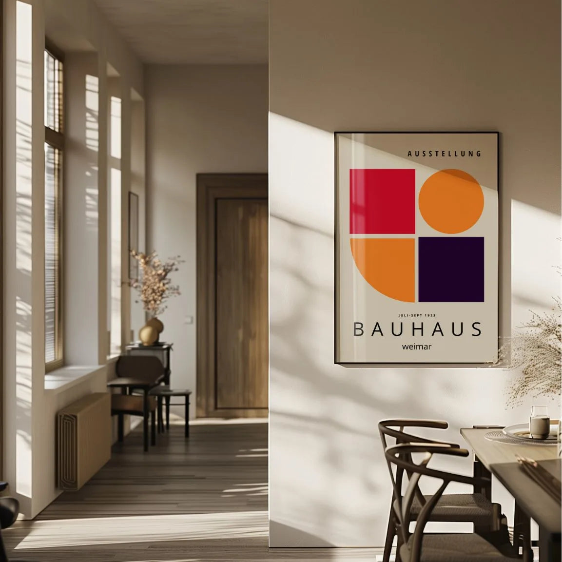 Bauhaus Color Modernism Poster
