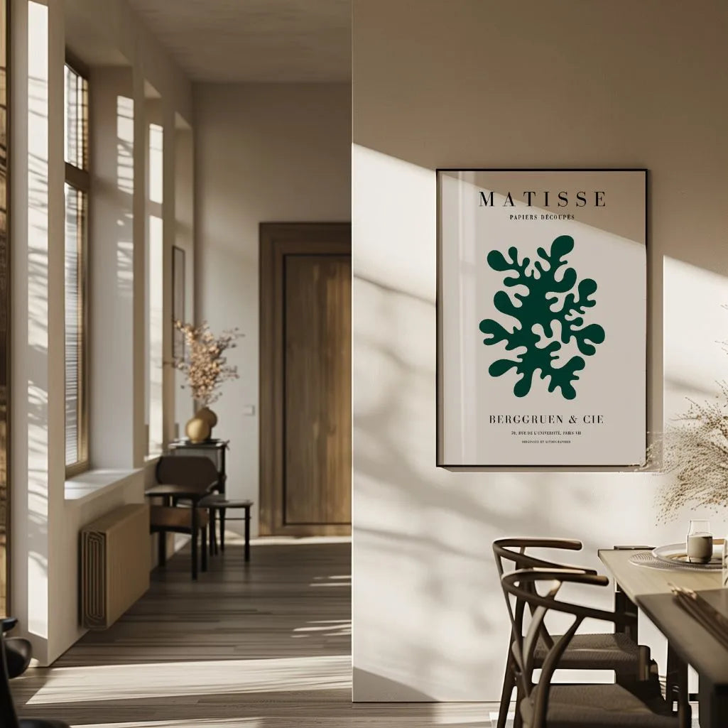 Matisse Green Form Cut-Out Poster