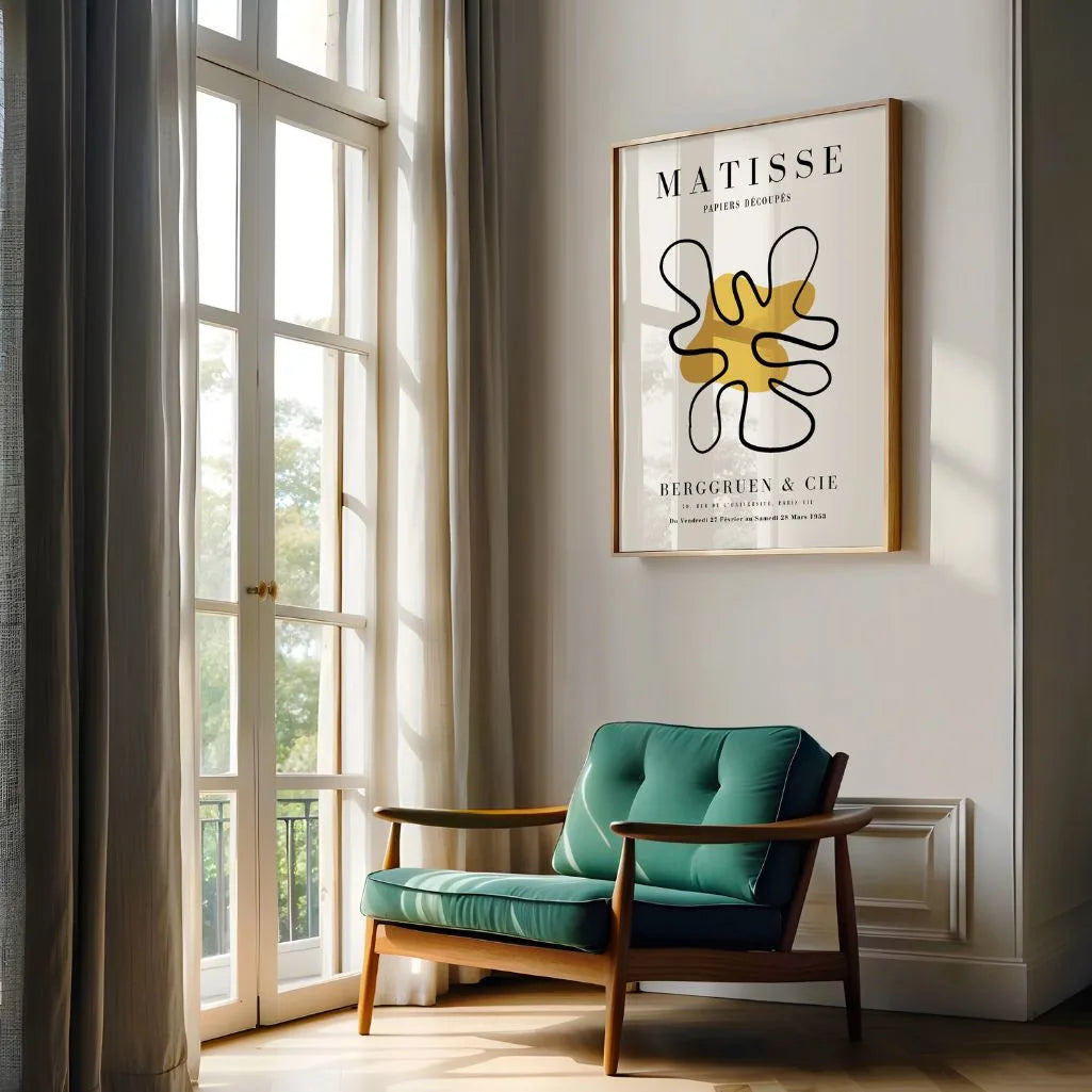 Henri Matisse Mustard Accent Poster