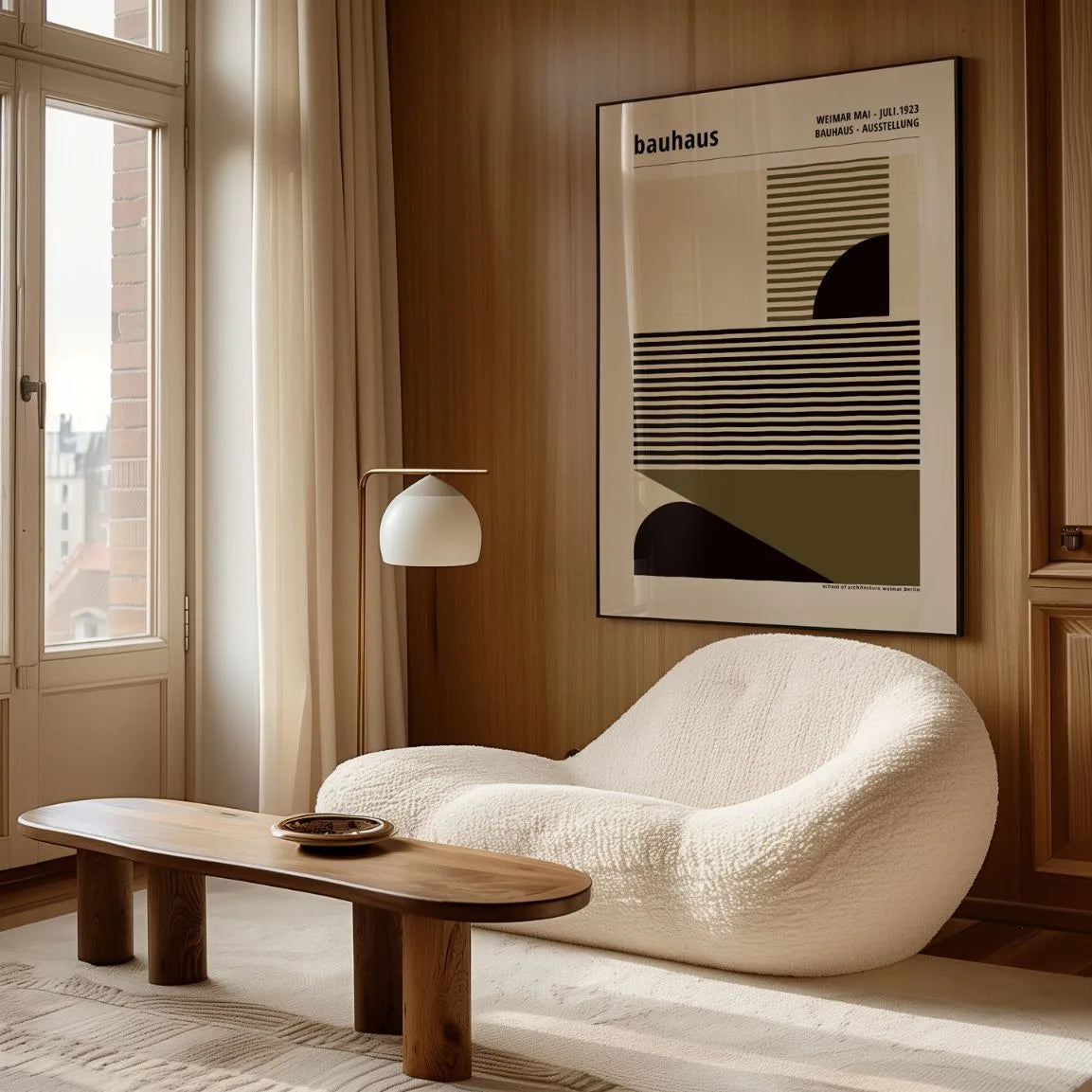 Bauhaus Geometric Lines & Forms Poster