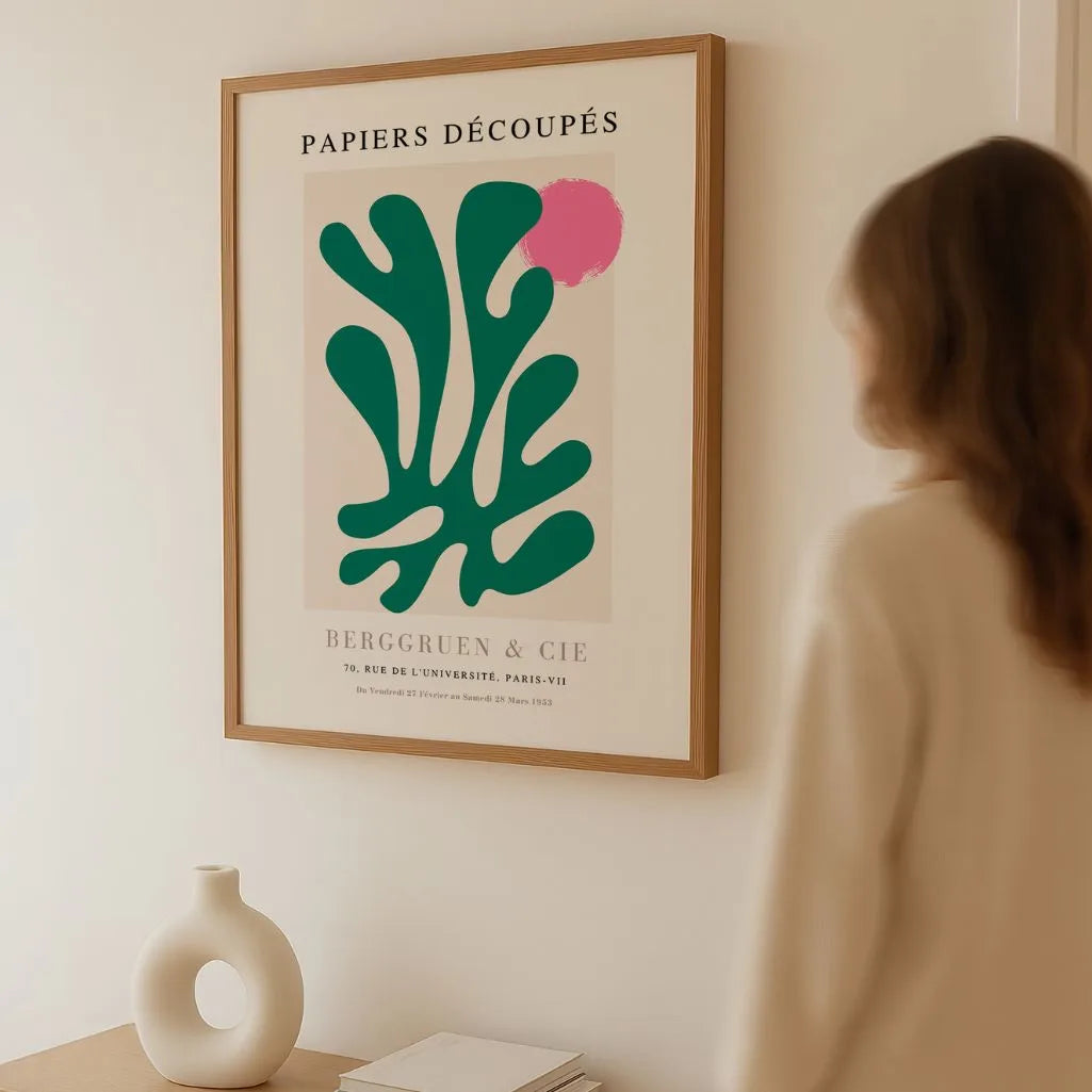 Matisse Green Form Poster