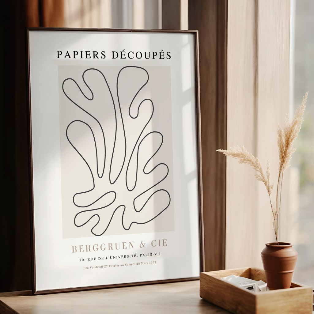 Henri Matisse Coral Line Drawing Poster