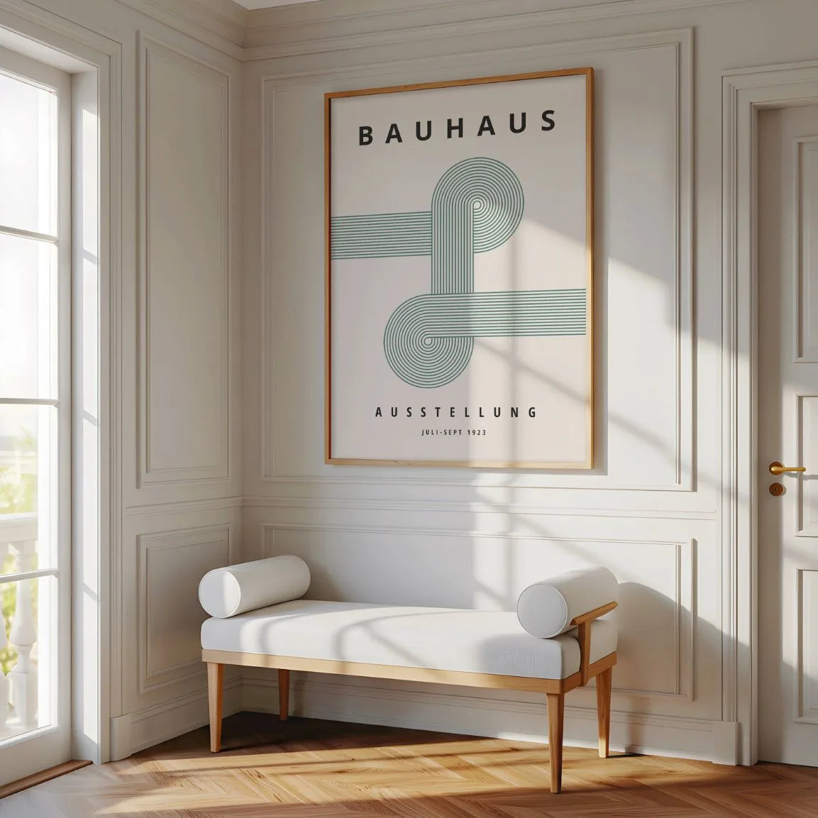 Bauhaus Green Line Intersection Poster
