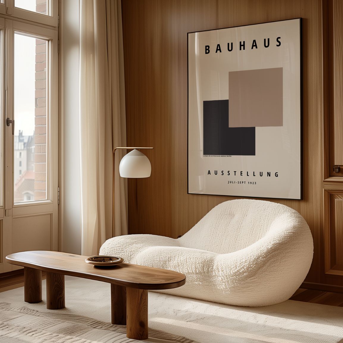 Bauhaus Square Poster