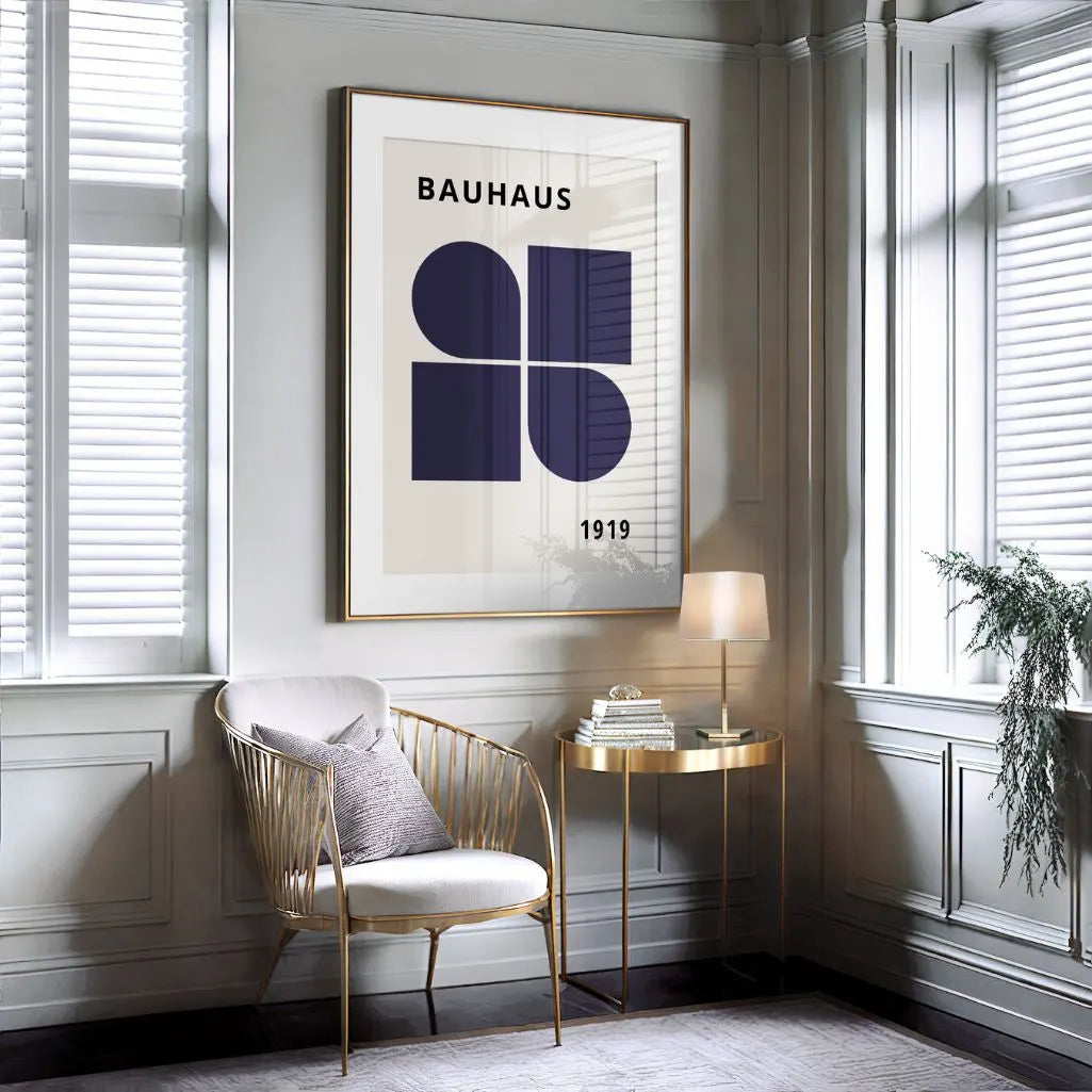 Bauhaus 1919 Classic Minimalism Poster