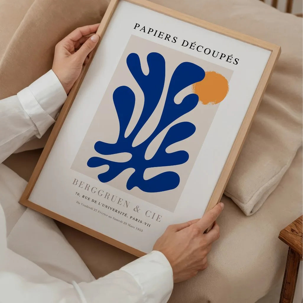 Matisse Blue Abstraction Poster