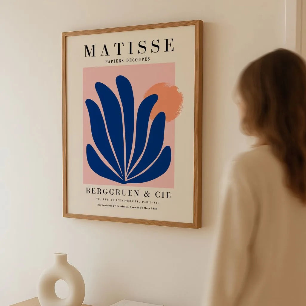 Matisse Bleu et Rose Poster