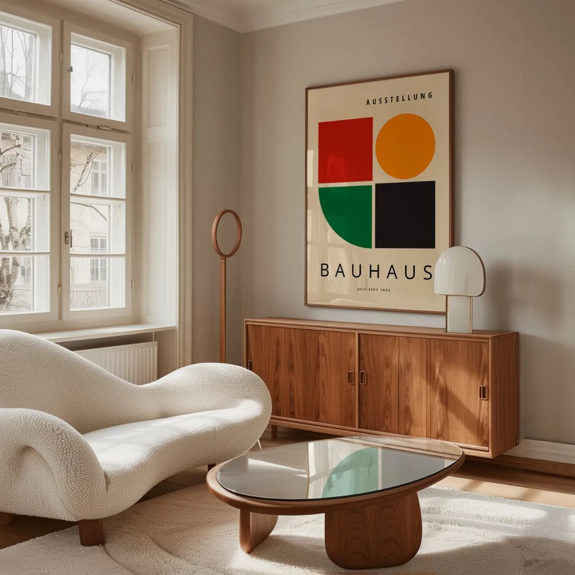 Bauhaus Color Harmony Poster