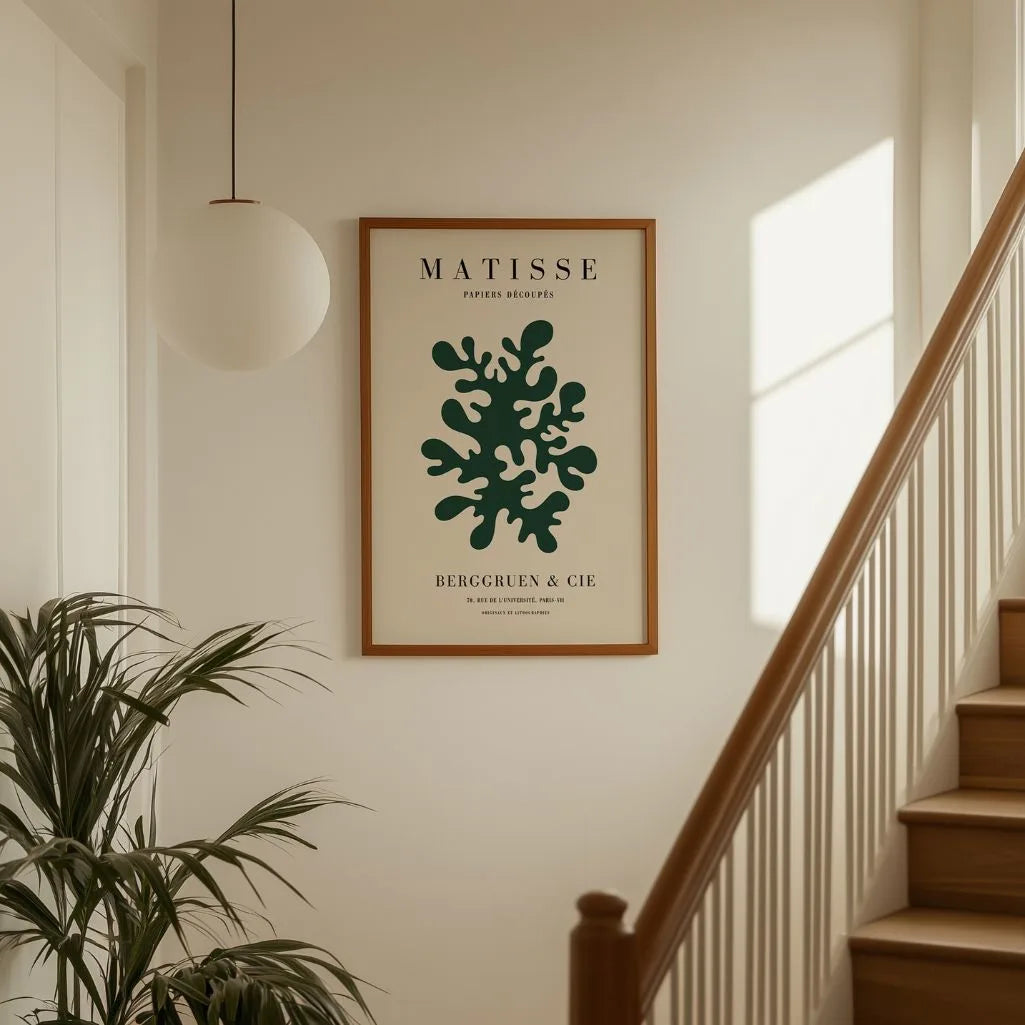 Matisse Green Form Cut-Out Poster