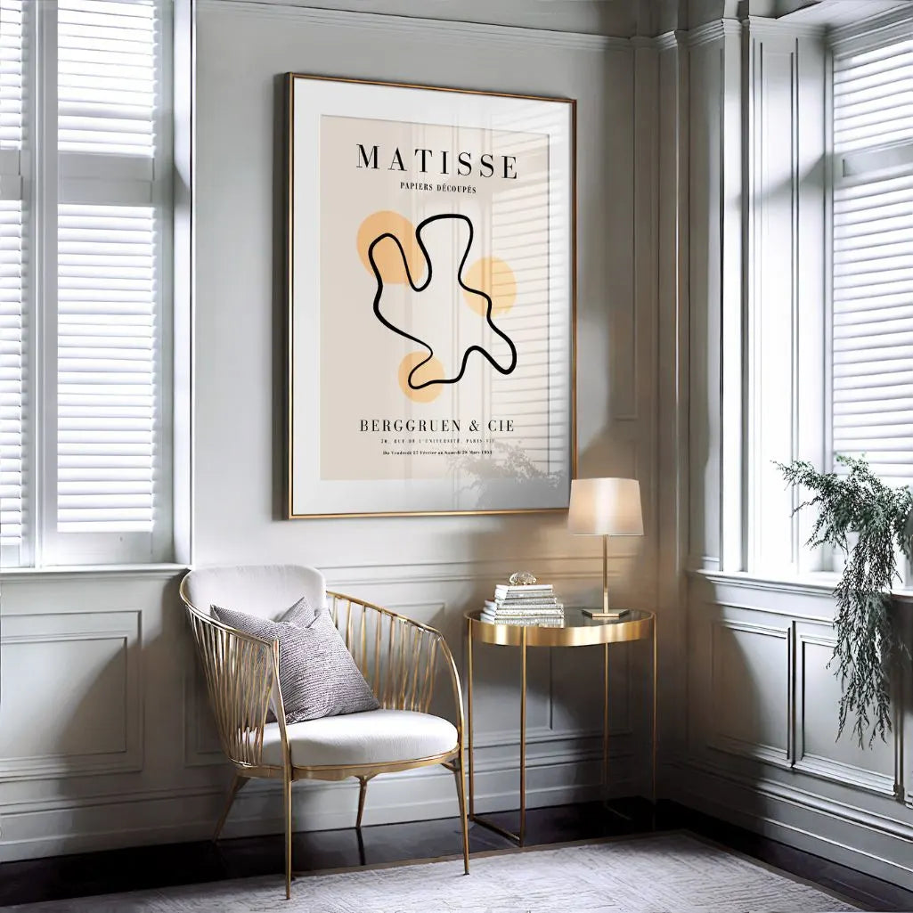 Henri Matisse Abstract Line Poster
