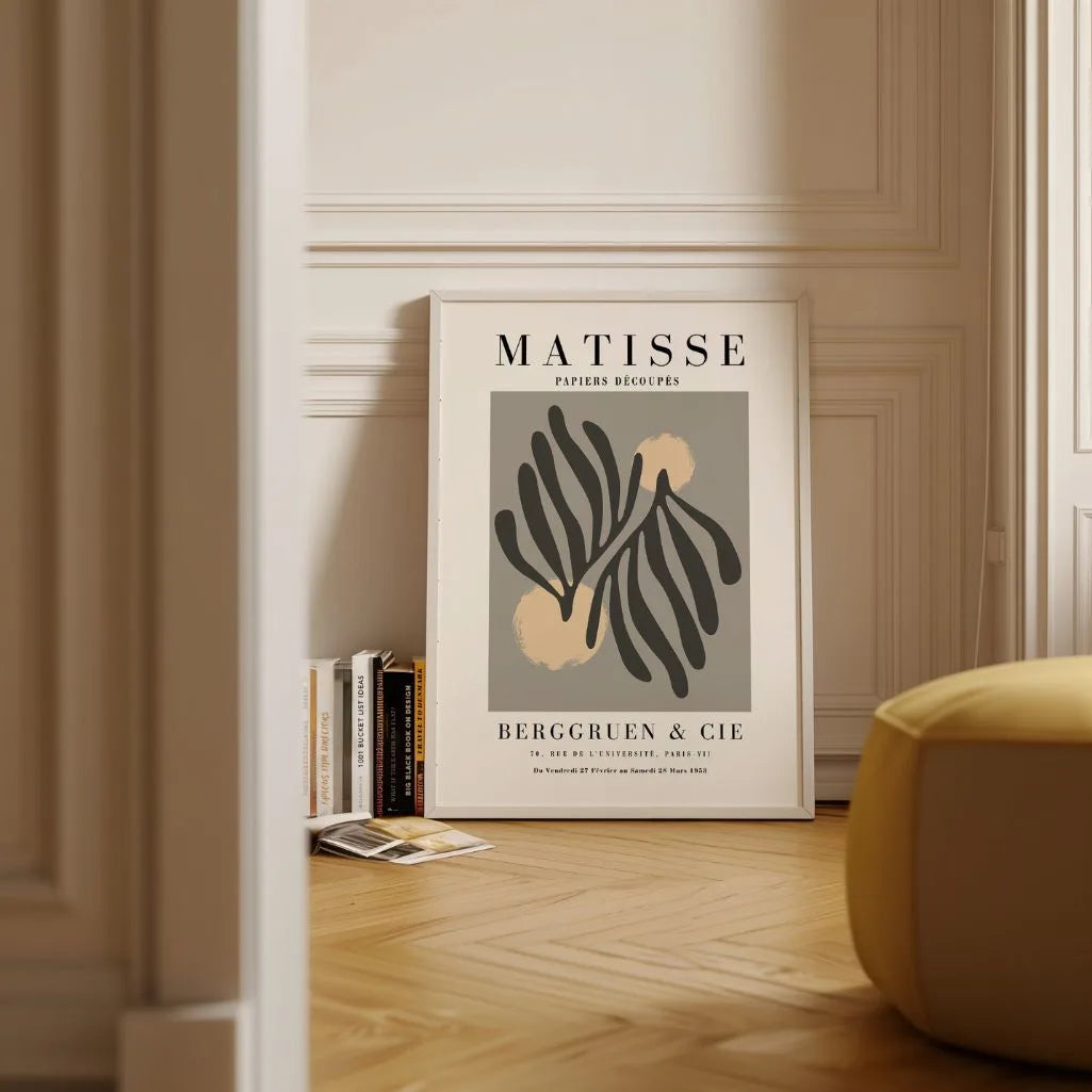 Henri Matisse Grey Leaves Poster