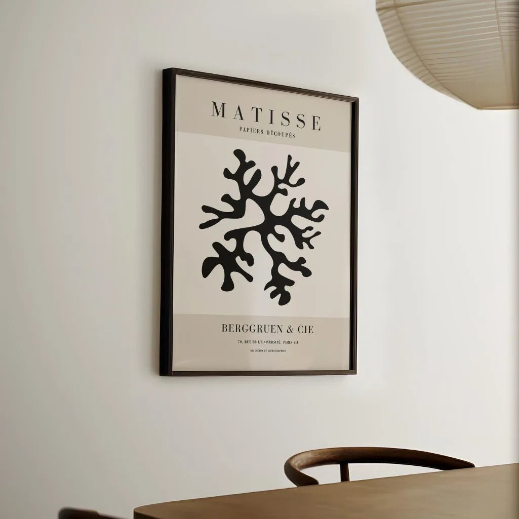 Henri Matisse Black Coral Reef Poster