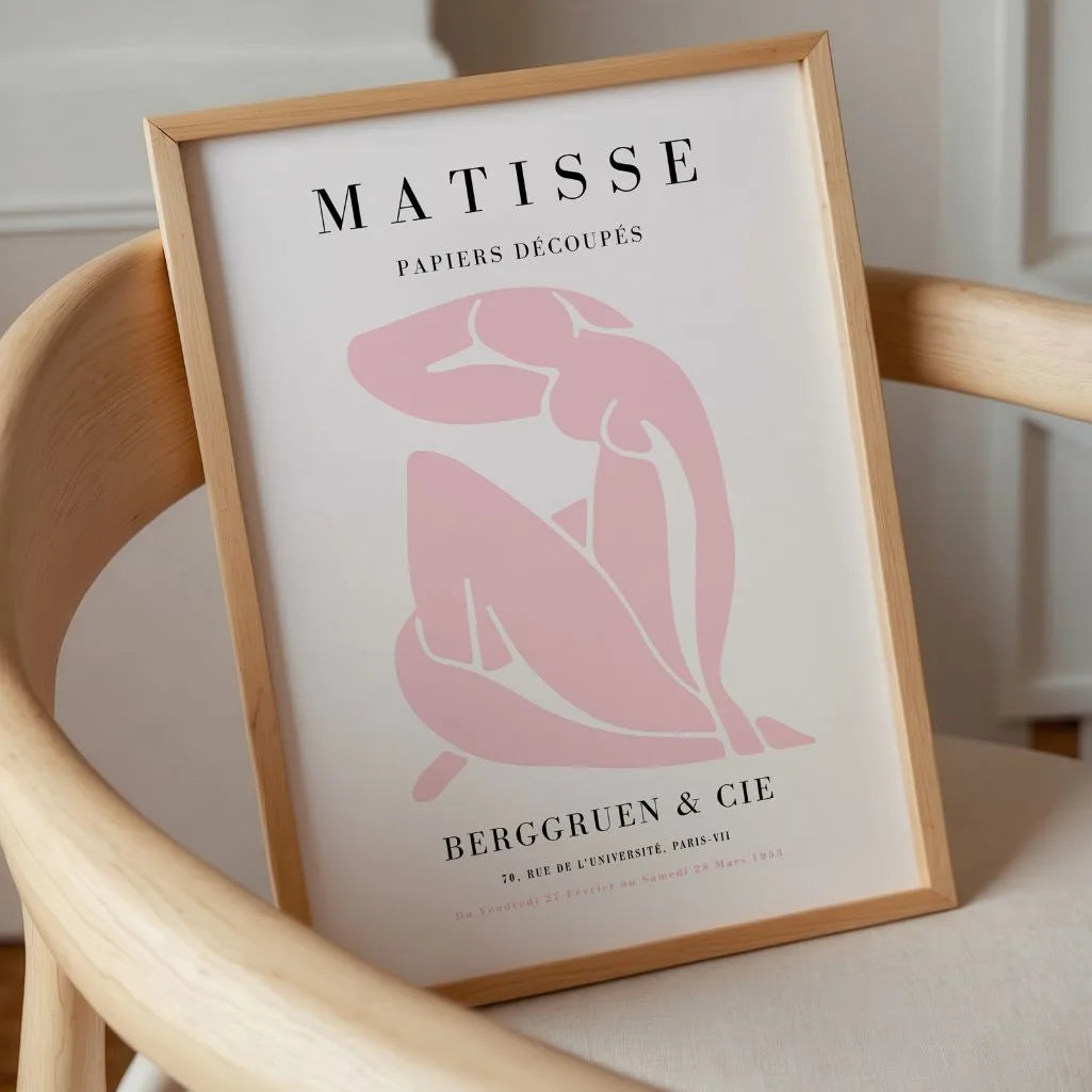 Henri Matisse Nu Bleu Pink Edition Poster