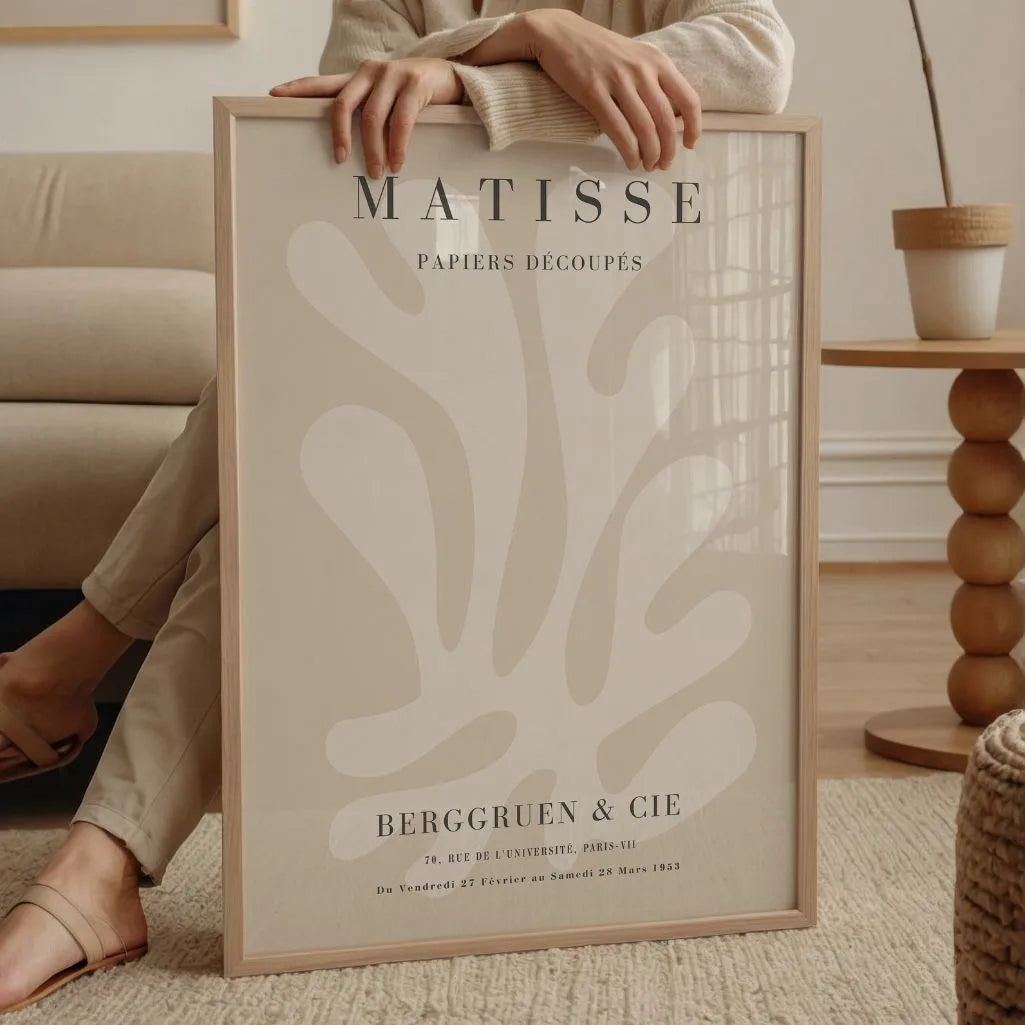 Matisse White Form Poster