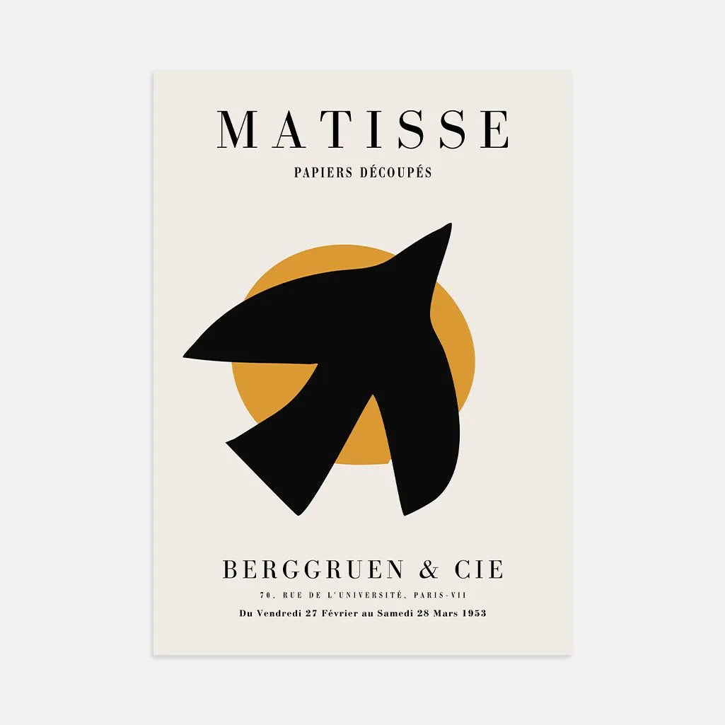 Henri Matisse Abstract Bird Poster