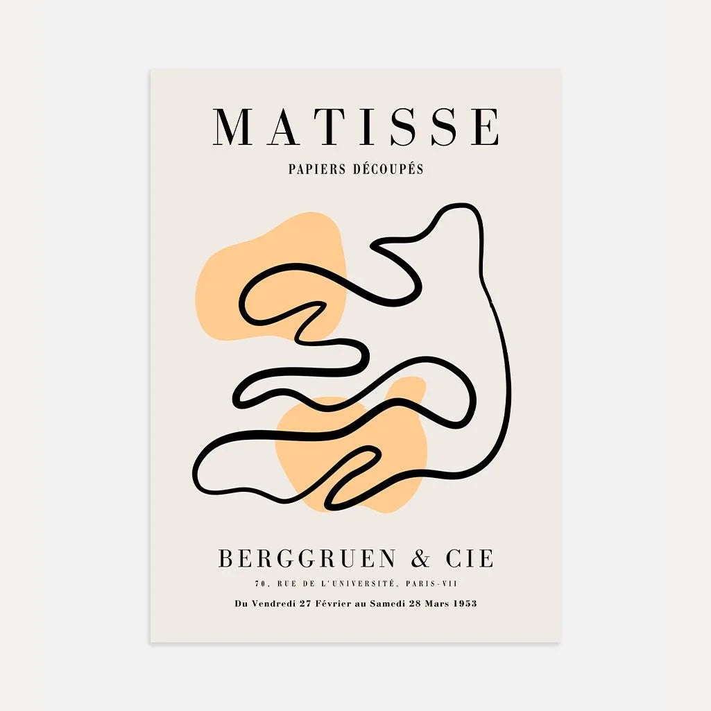 Henri Matisse Organic Line Poster