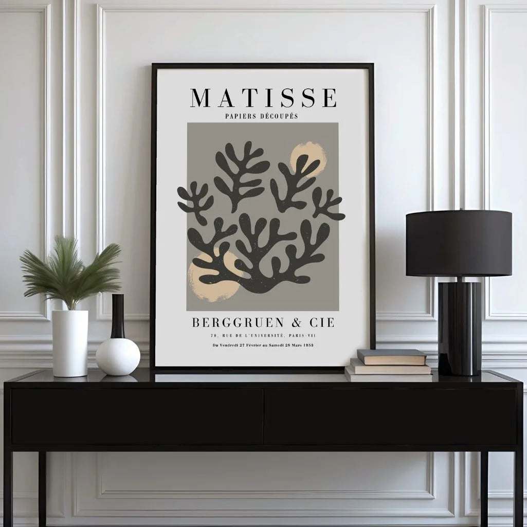 Henri Matisse Grey Corals Poster