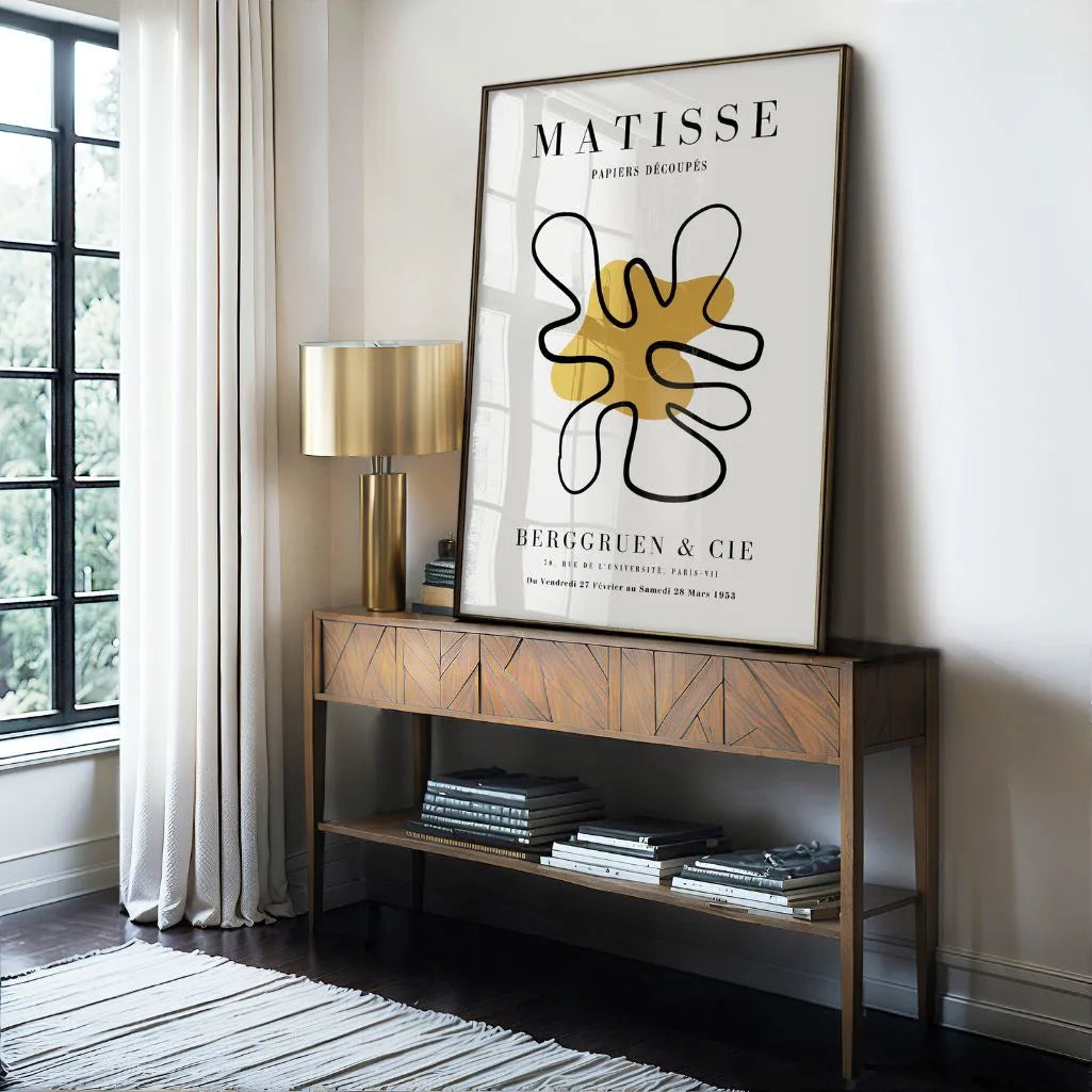 Henri Matisse Mustard Accent Poster