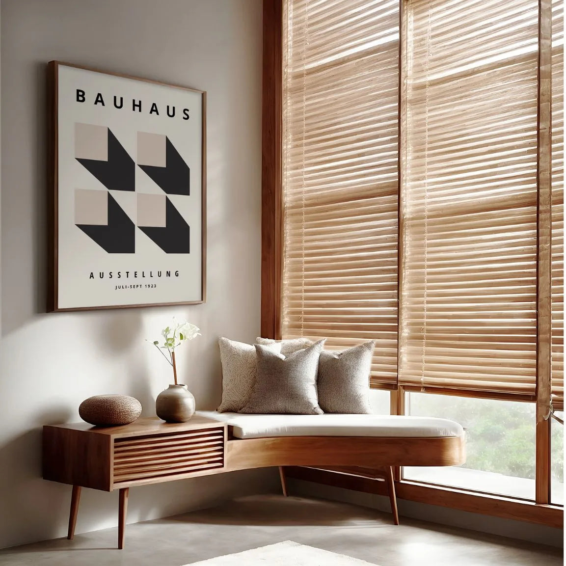 Bauhaus 3D Effect Poster
