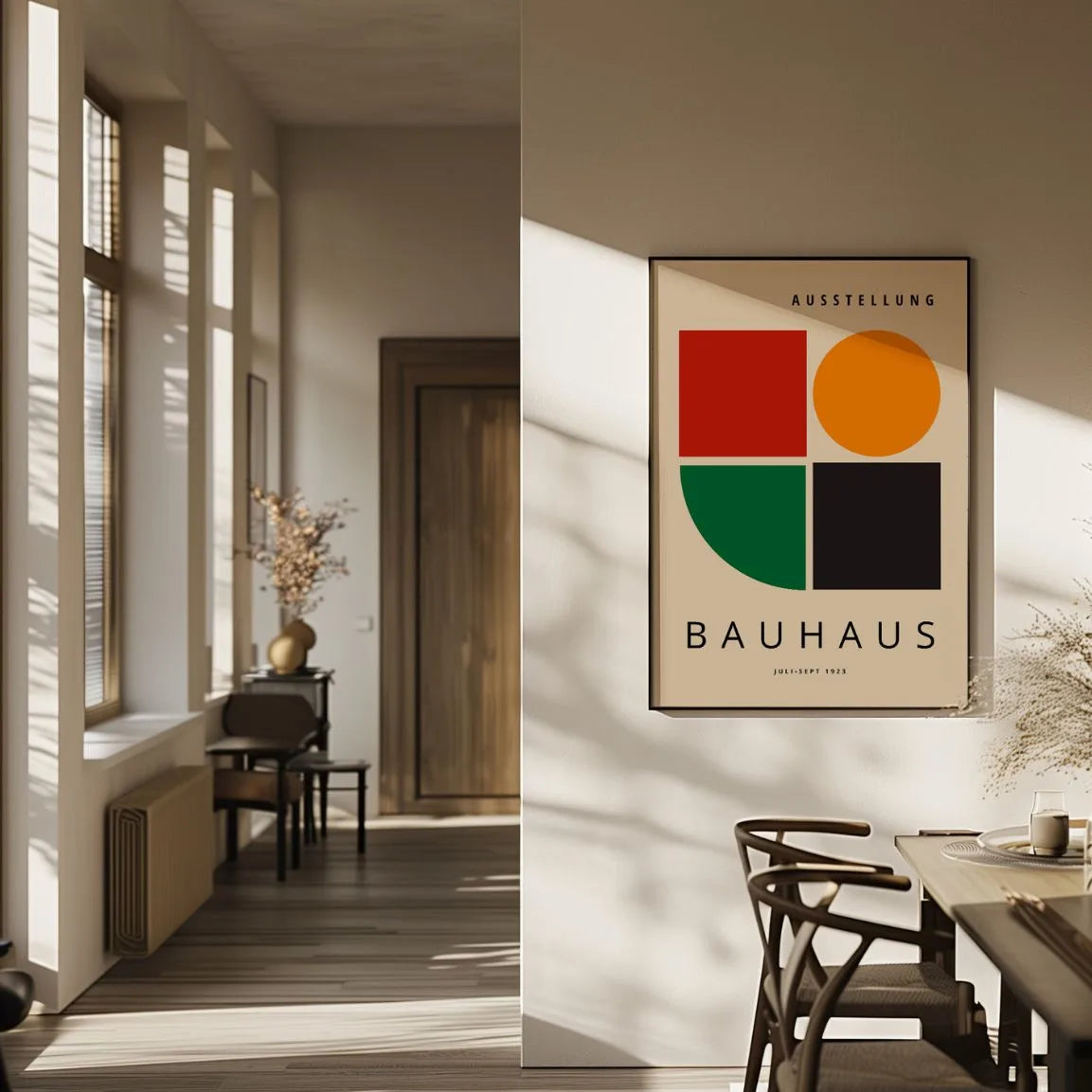 Bauhaus Color Harmony Poster
