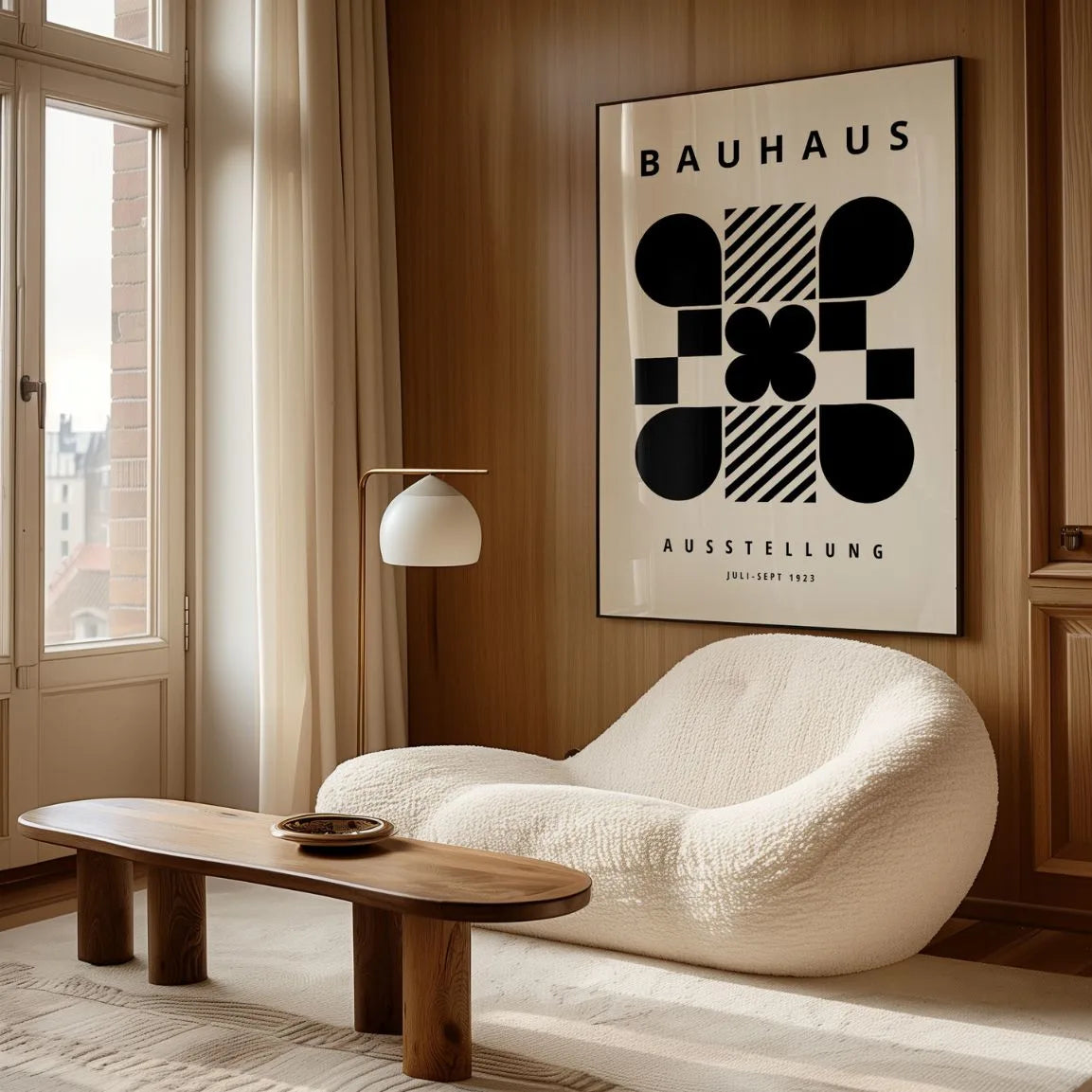 Bauhaus Geometry Poster