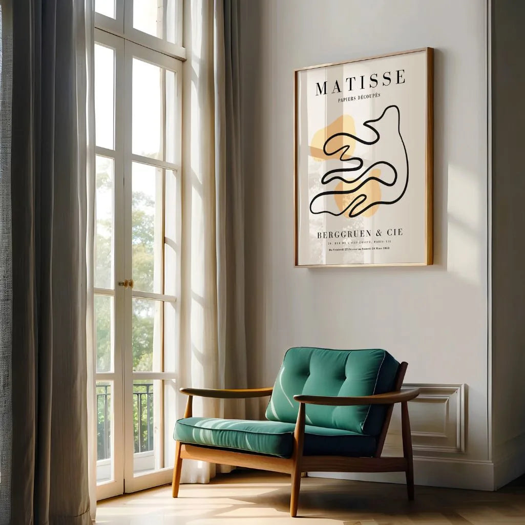 Henri Matisse Organic Line Poster