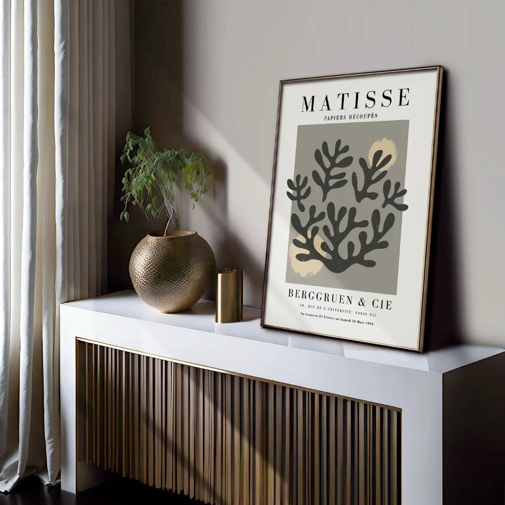 Henri Matisse Grey Corals Poster