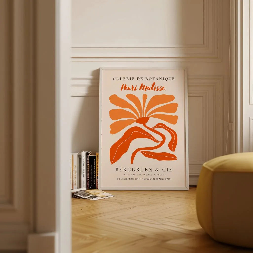 Matisse Orange Flower Poster