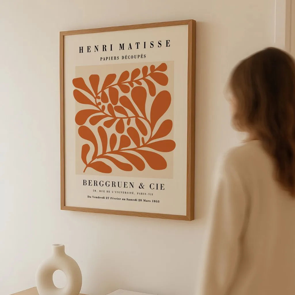 Matisse Terracotta Composition Poster