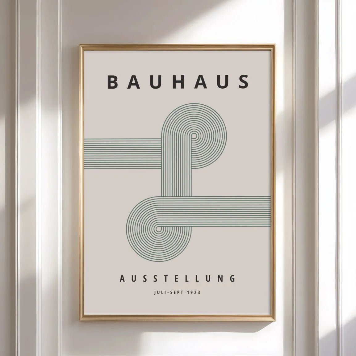 Bauhaus Green Line Intersection Poster