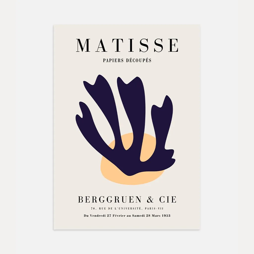 Henri Matisse Organic Form Poster