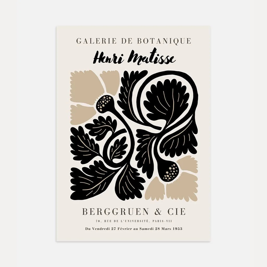 Henri Matisse Botanical Motif Poster