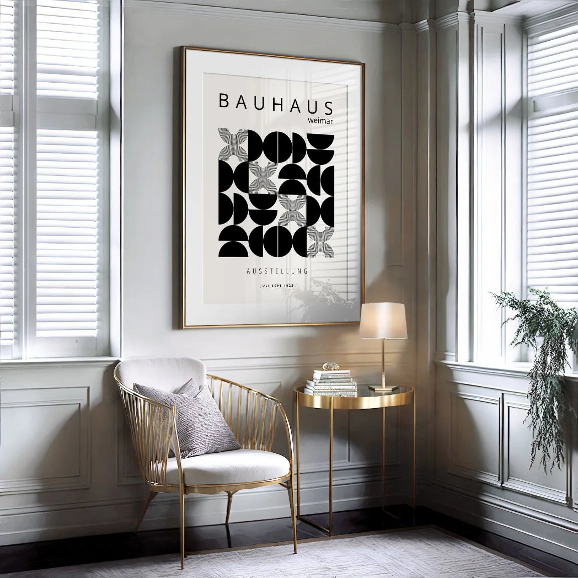 Bauhaus Hemispheres Poster