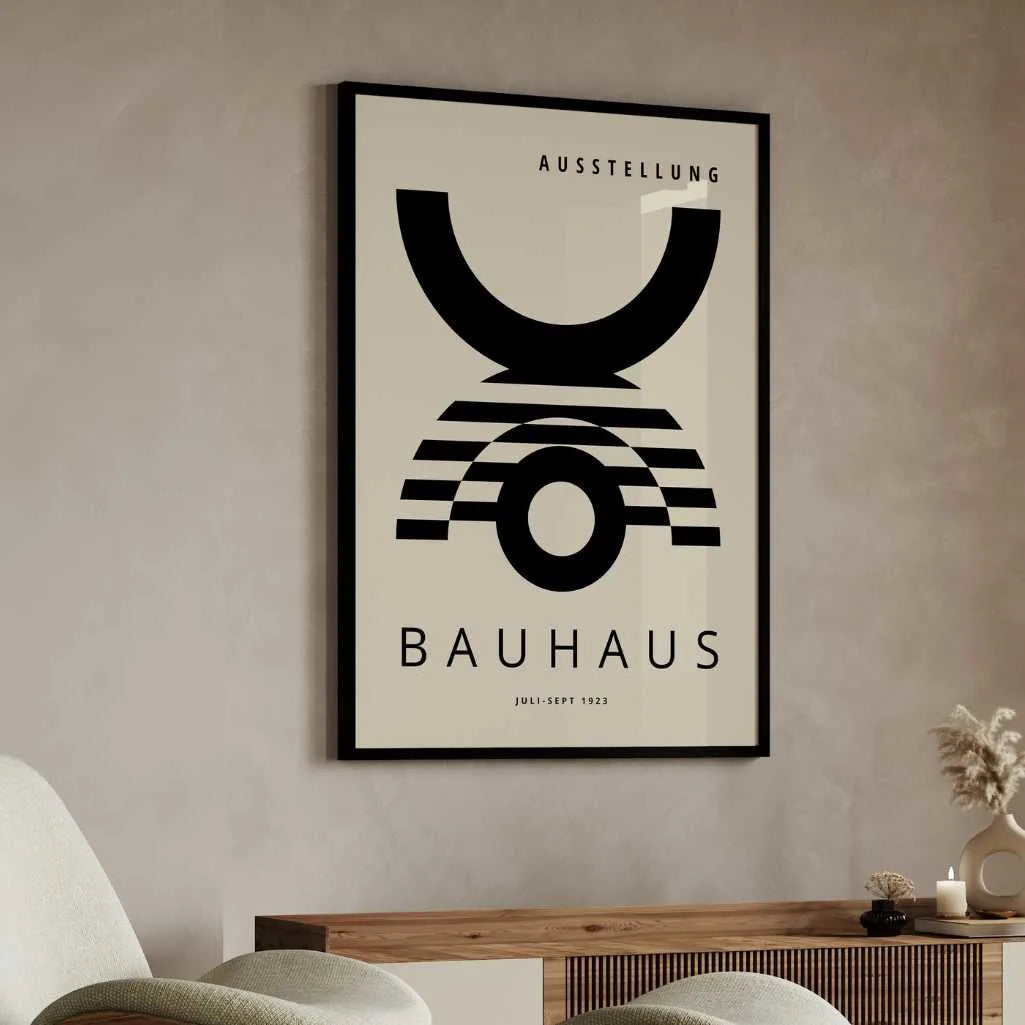 Bauhaus Geometric Shapes Poster