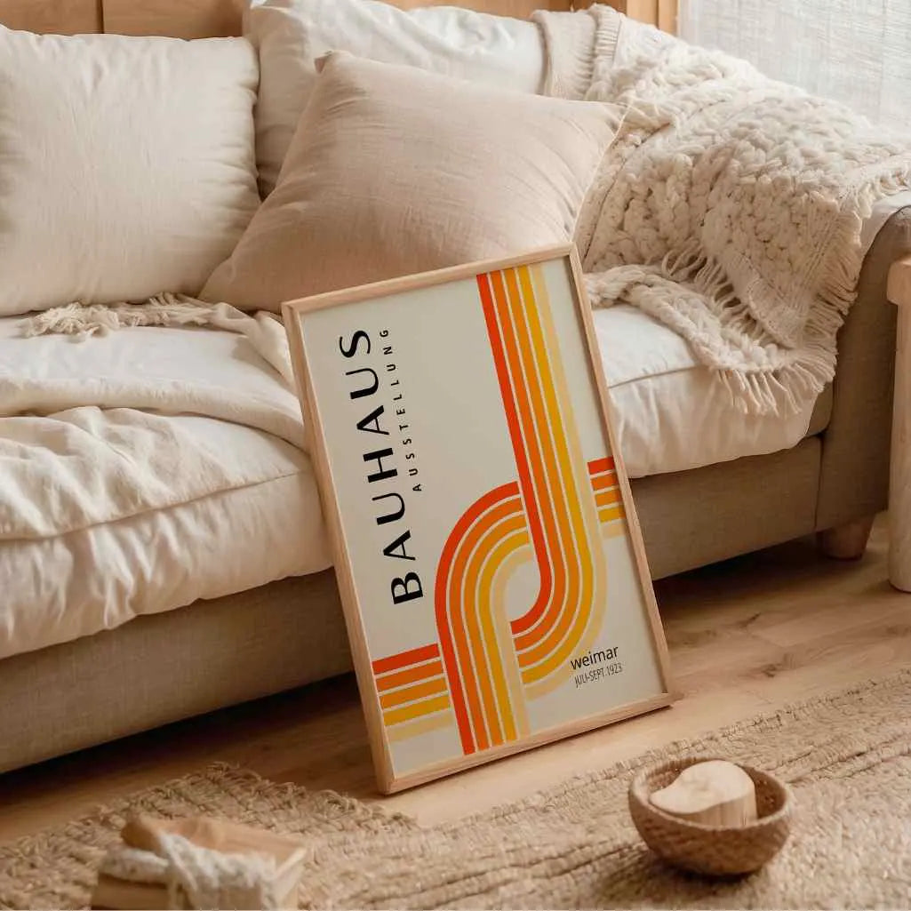 Bauhaus Dynamic Line Poster