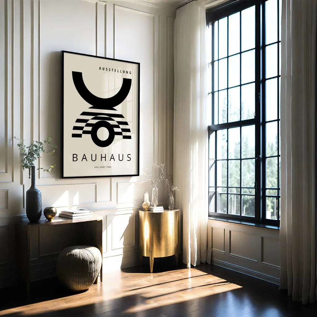 Bauhaus Geometric Shapes Poster