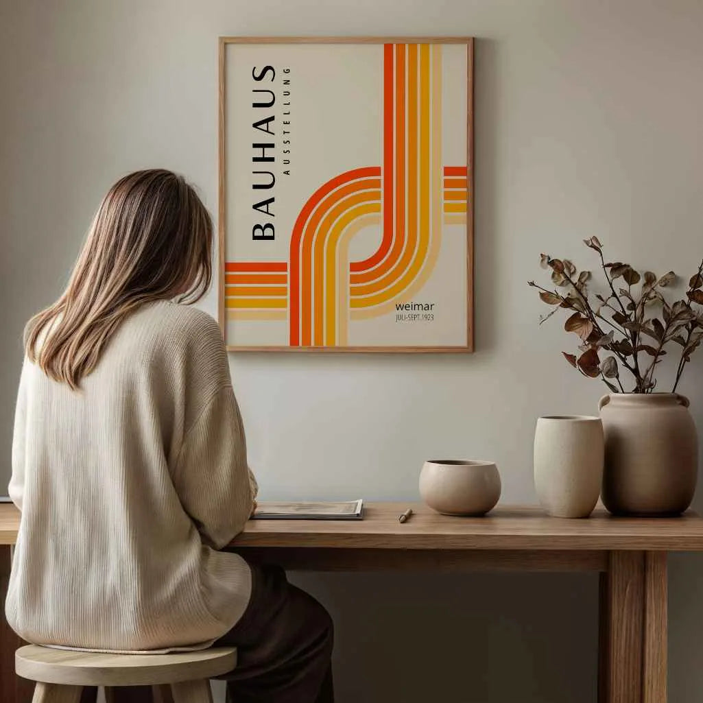 Bauhaus Dynamic Line Poster