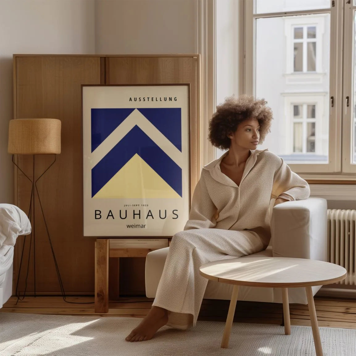 Bauhaus Weimar Geometric Arrows Poster