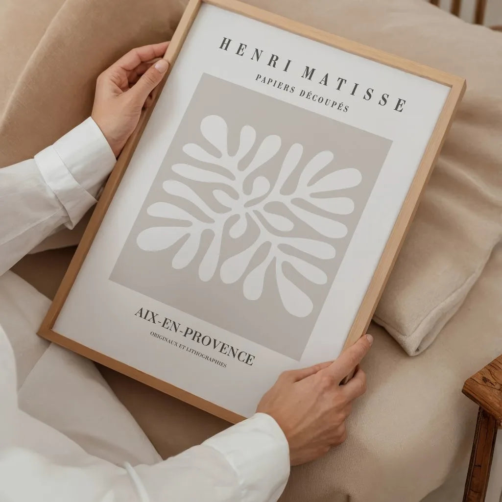 Matisse Beige Form Poster