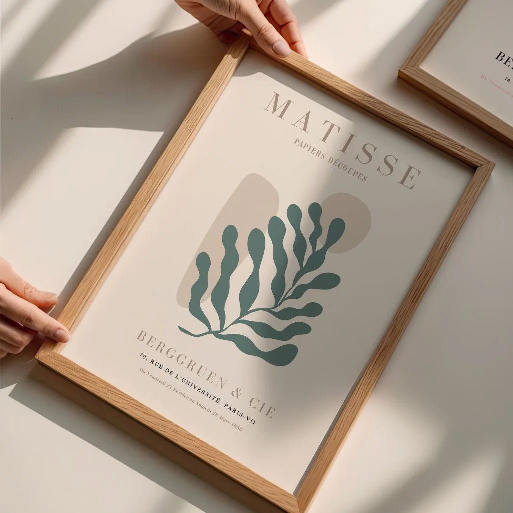 Henri Matisse Organic Green Motif Poster