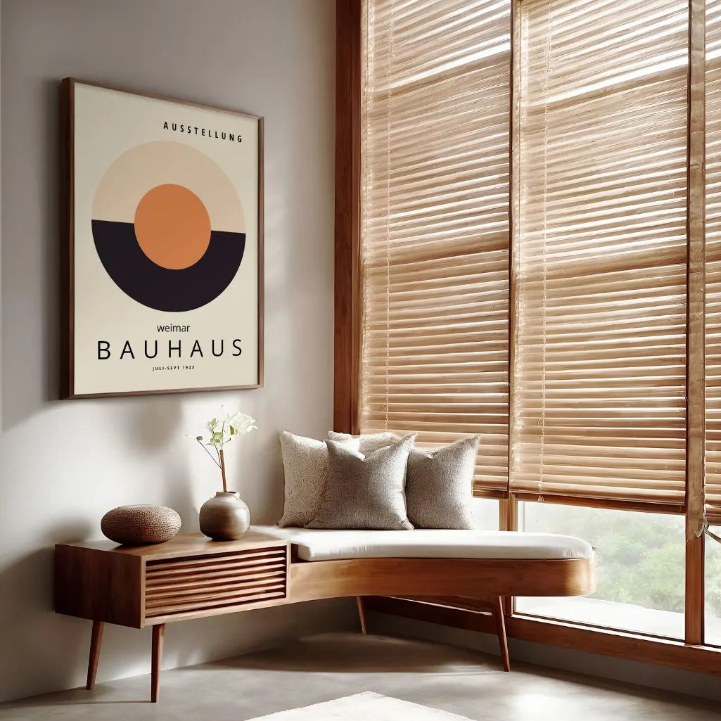 Bauhaus Circular Harmony Poster