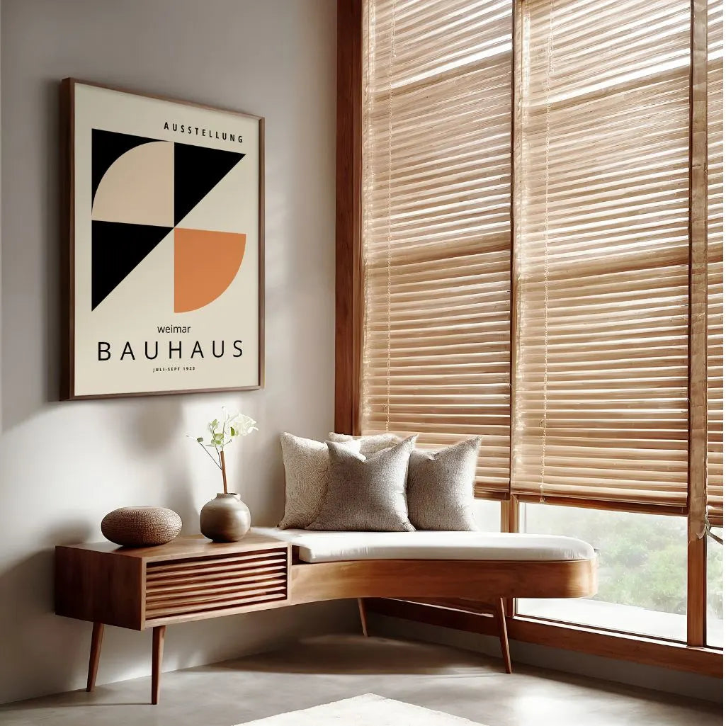 Bauhaus Form Contrast Poster