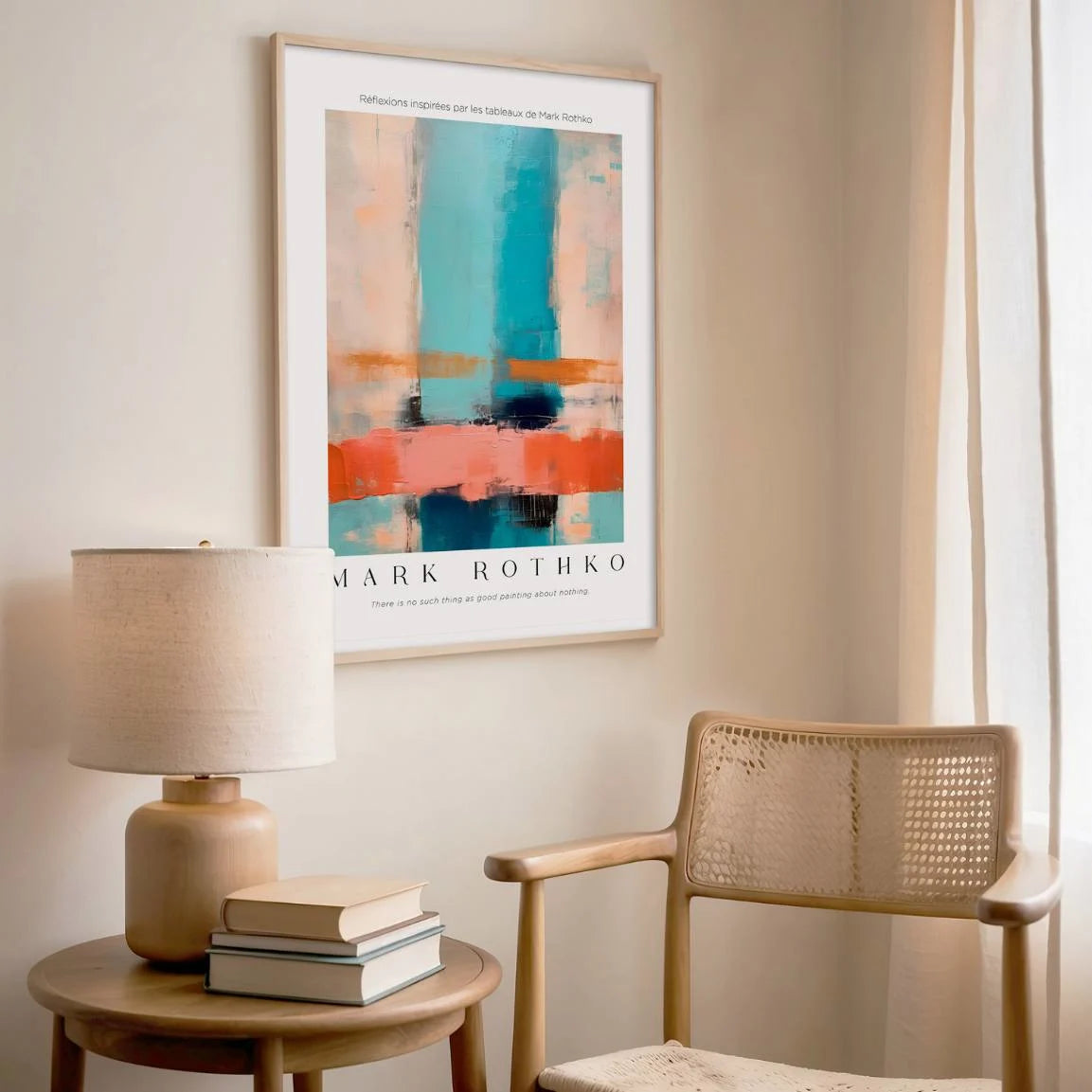 Rothko Blue Calm Poster
