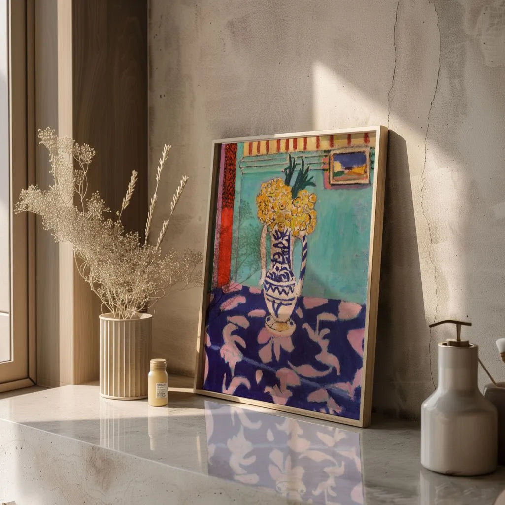 Henri Matisse Blue Tablecloth Still Life Poster